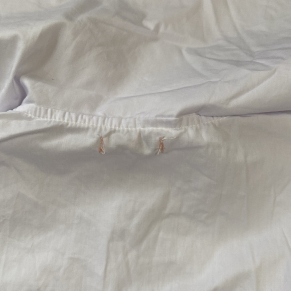 Udel New York Oversized Bib Ruffle Collar Button Up Down Shirt NWT - Picture 10 of 10